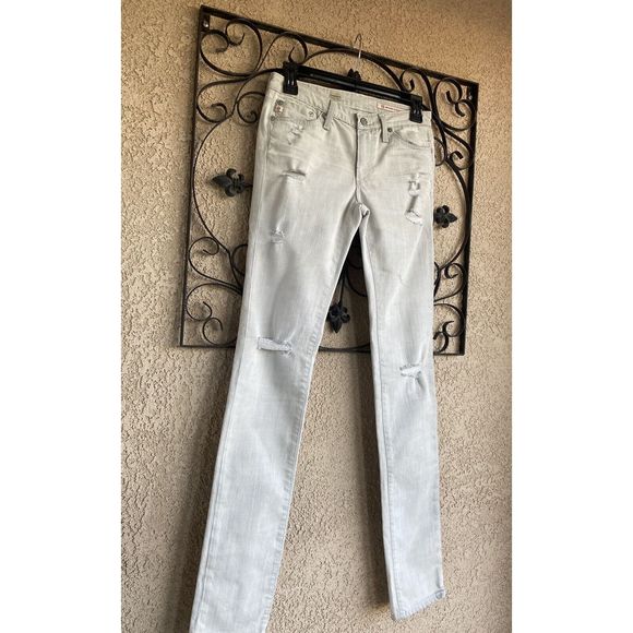 Adriano Goldschmied premiere skinny straight - size 25R - gray - Picture 3 of 9